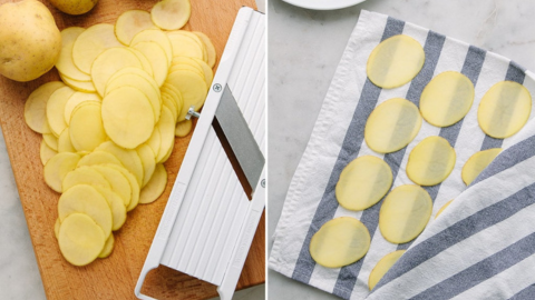 Baked Potato Chips - Slender Kitchen